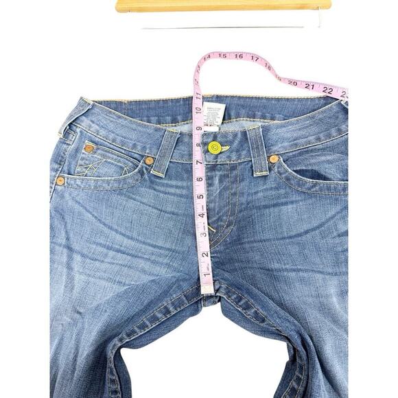 Vintage Y2K Becca Twist Seam Womens Bootcut Jeans Low Mid Rise Size 32 - Picture 11 of 12